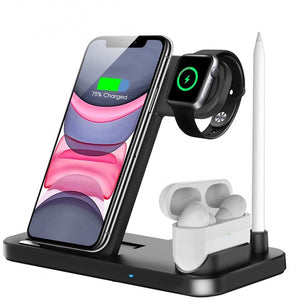 Wireless charging dock for iphone, iwatch and earpods