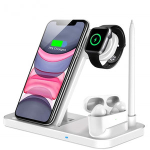 Wireless charging dock for iphone, iwatch and earpods